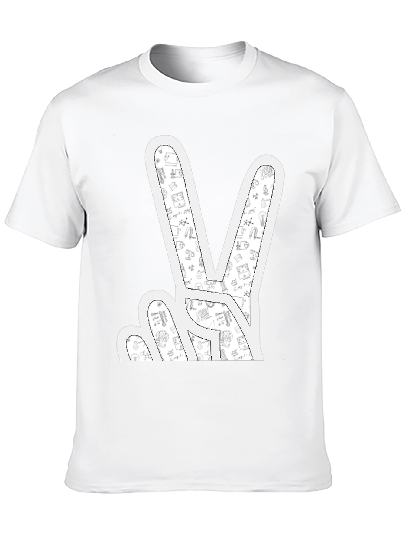 Peace Sign Black T-Shirt