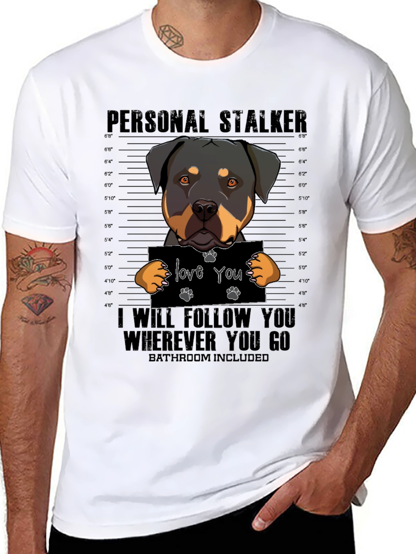 Personal Rottweiler Stalker T-Shirt
