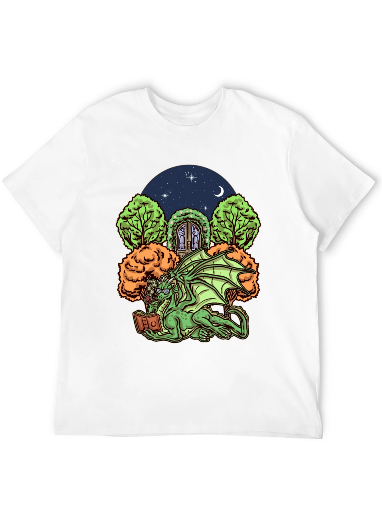 Dragon Reader Graphic T-Shirt