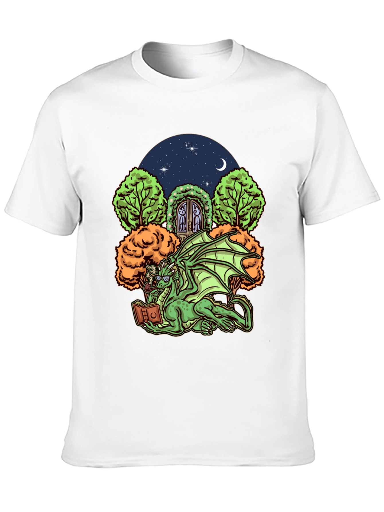 Dragon Reader Graphic T-Shirt