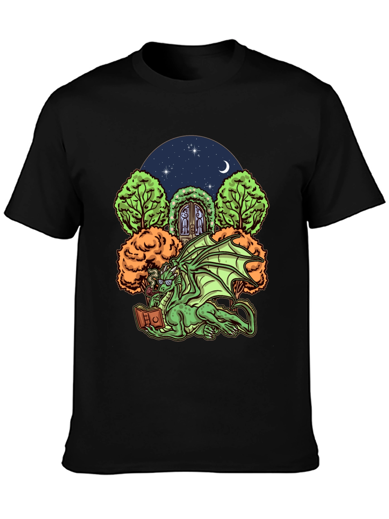Dragon Reader Graphic T-Shirt