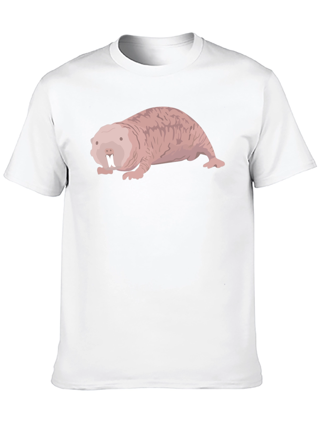 Naked Mole Rat Black T-Shirt - Unusual Rodent Tee