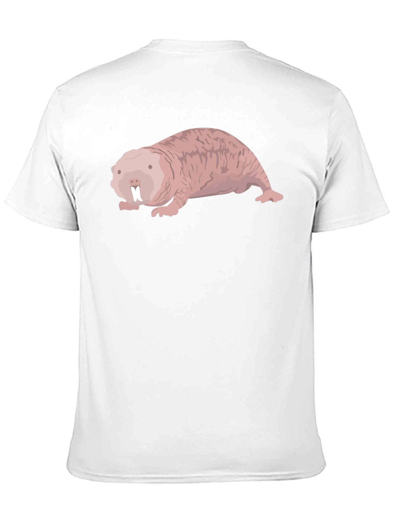 Naked Mole Rat Black T-Shirt - Unusual Rodent Tee