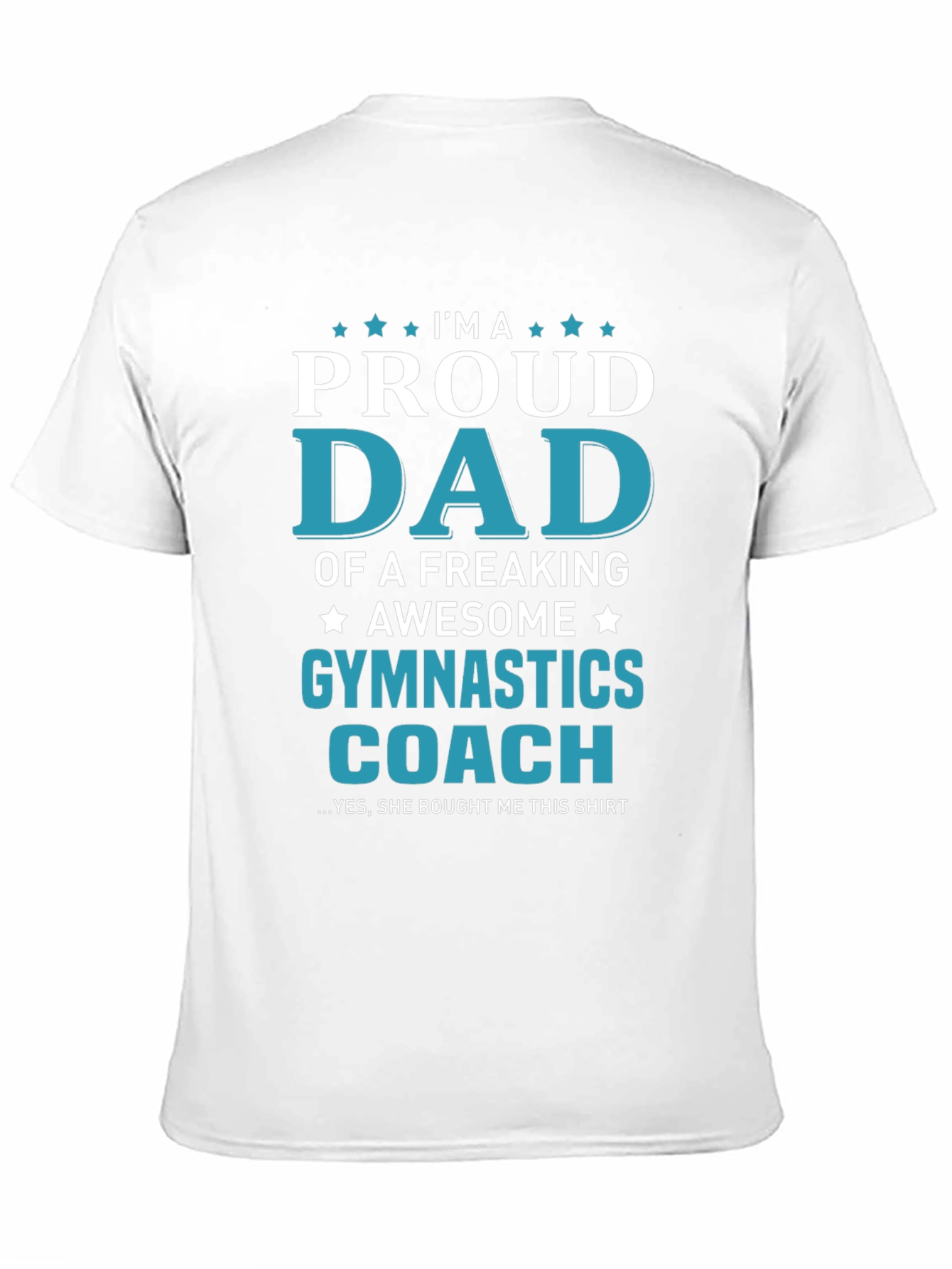 Proud Dad Gymnastics Coach T-Shirt