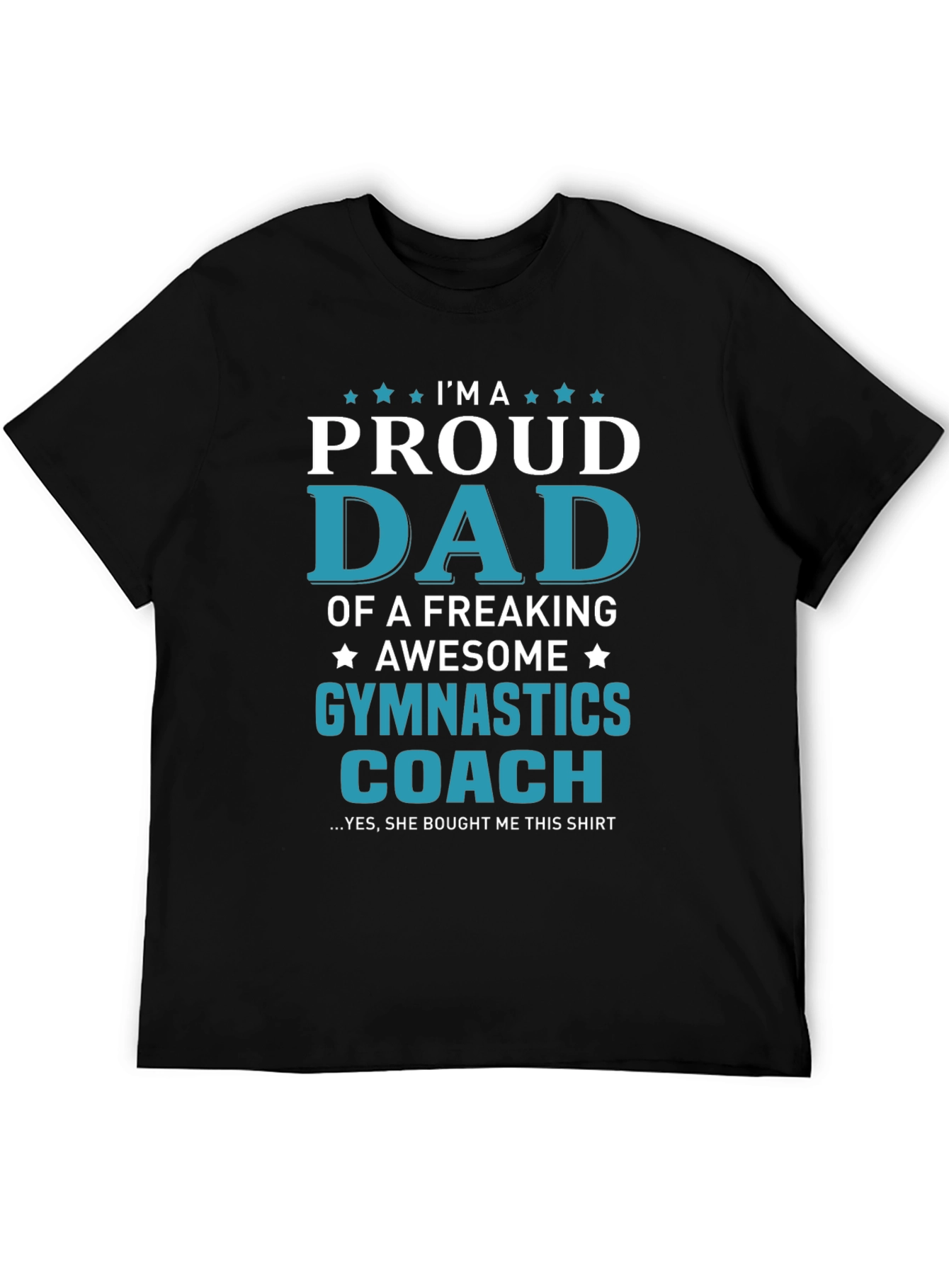 Proud Dad Gymnastics Coach T-Shirt