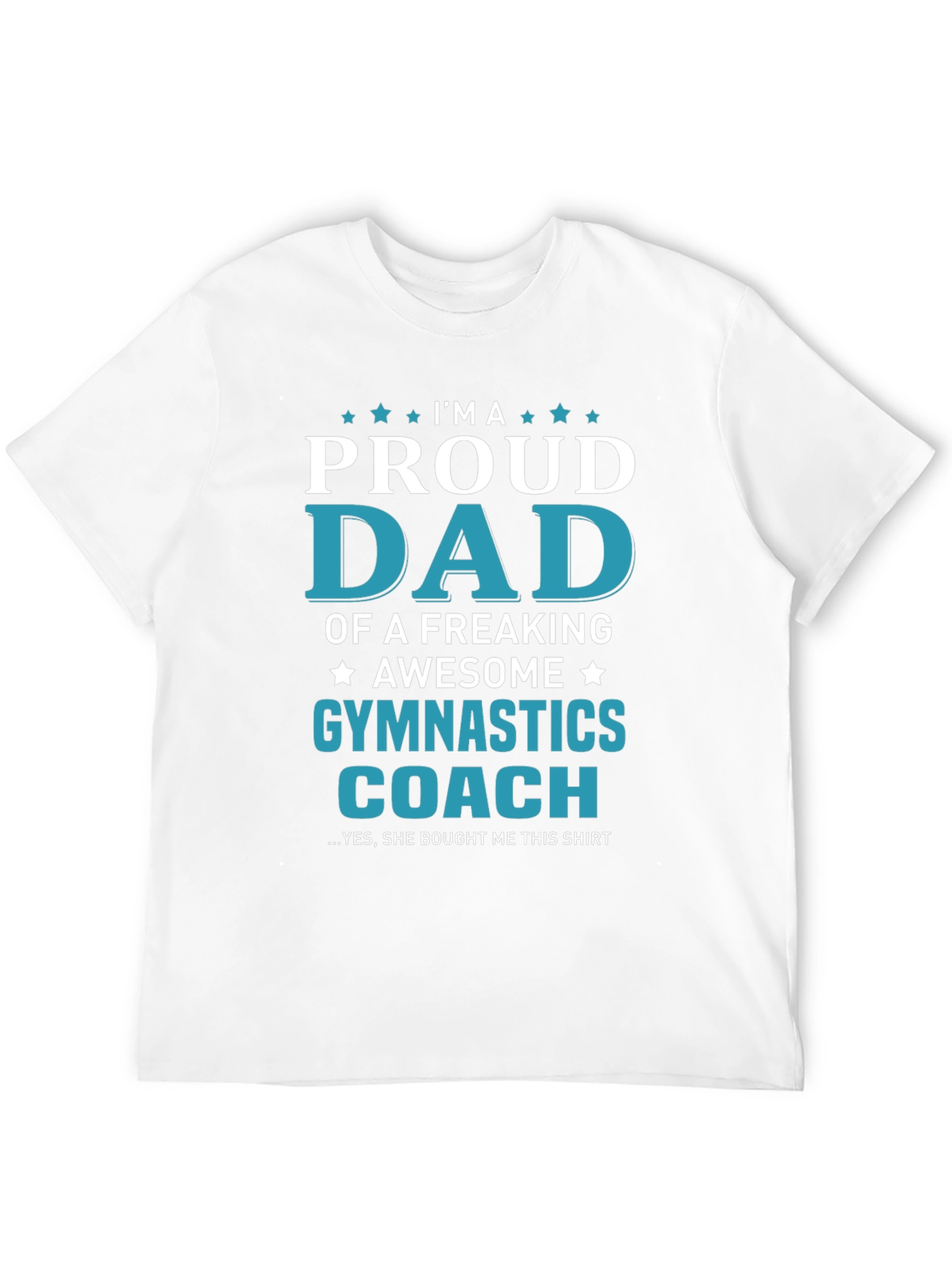 Proud Dad Gymnastics Coach T-Shirt