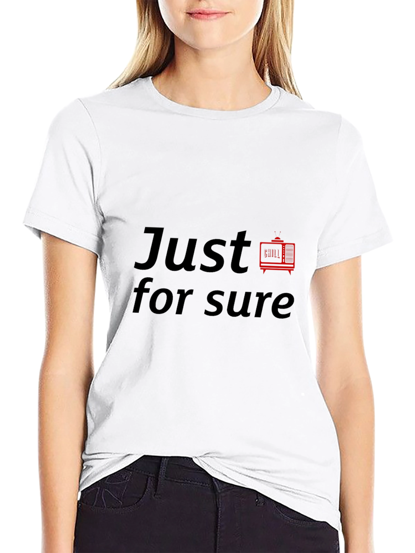 Just for Sure Retro TV Graphic Tee