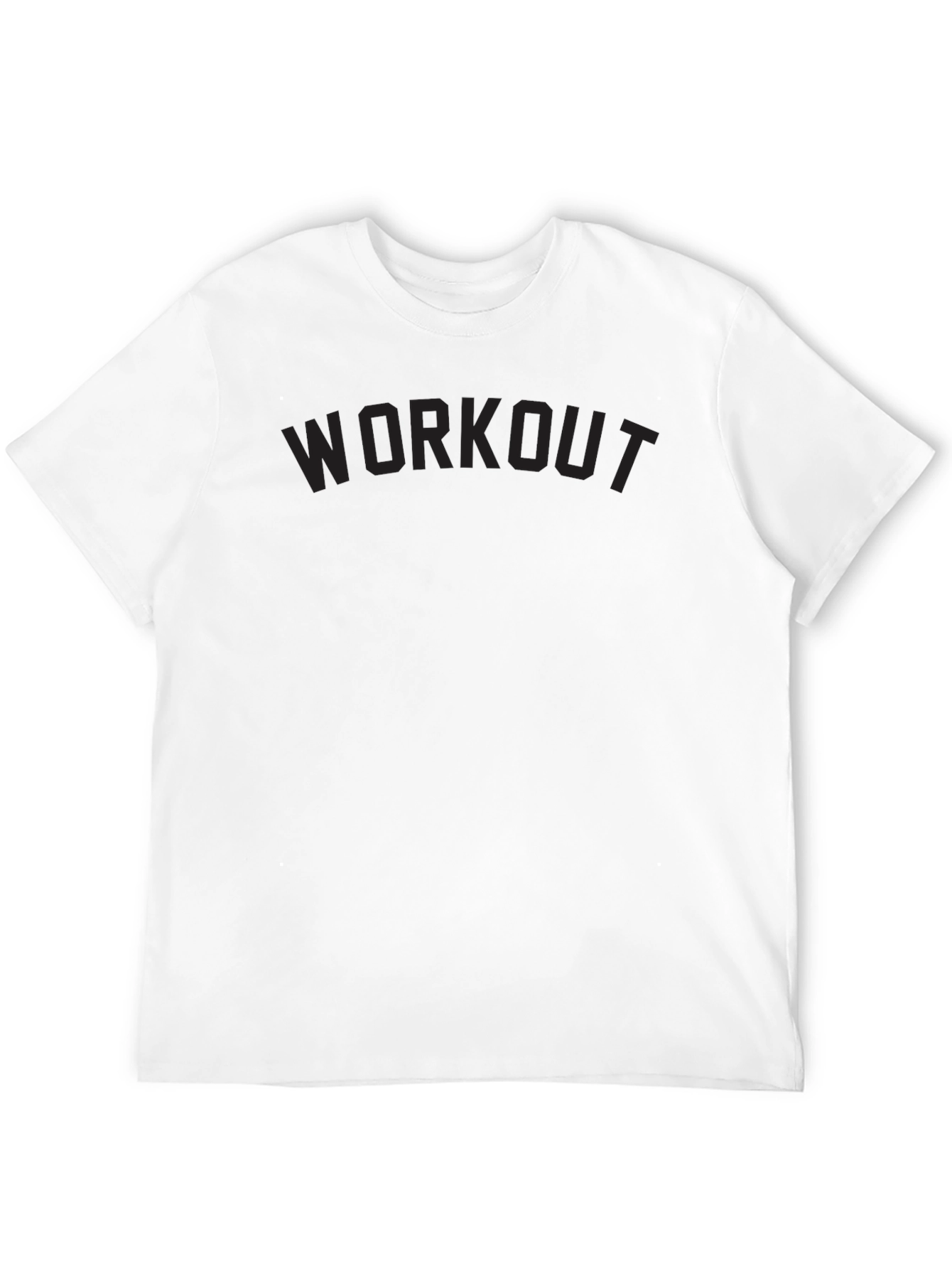 Workout Graphic Black T-Shirt