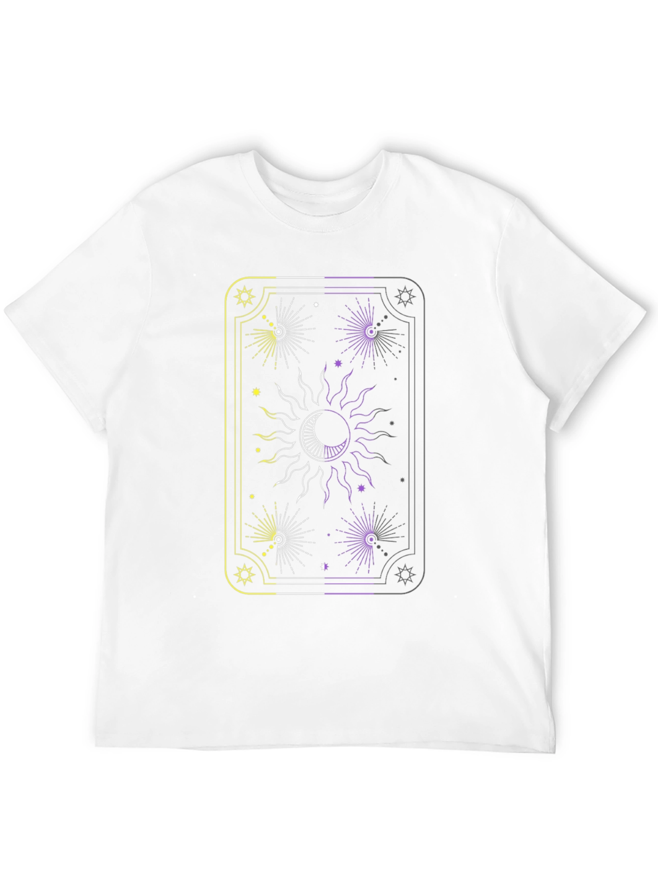 Celestial Sun and Moon Tarot Card Graphic Tee