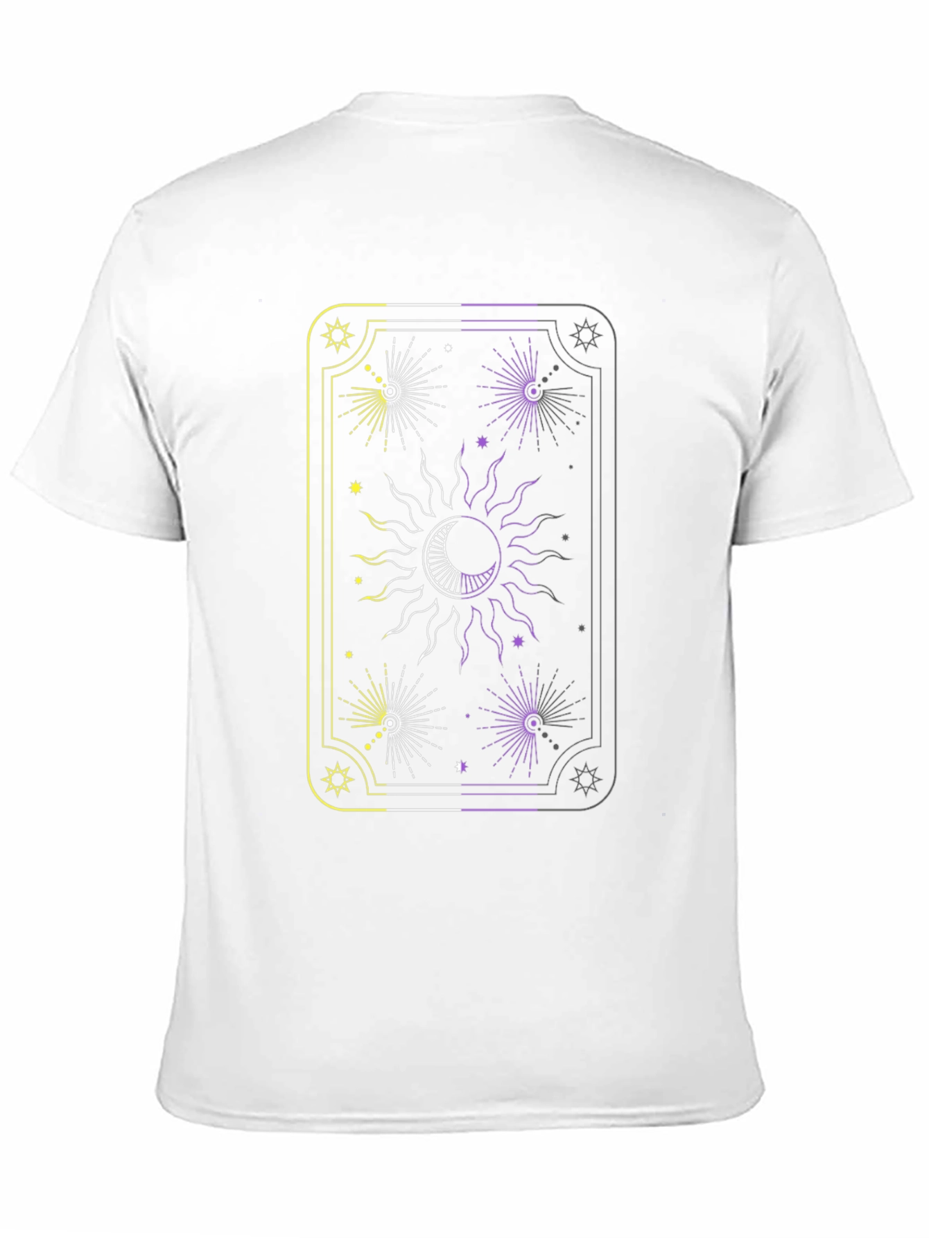 Celestial Sun and Moon Tarot Card Graphic Tee