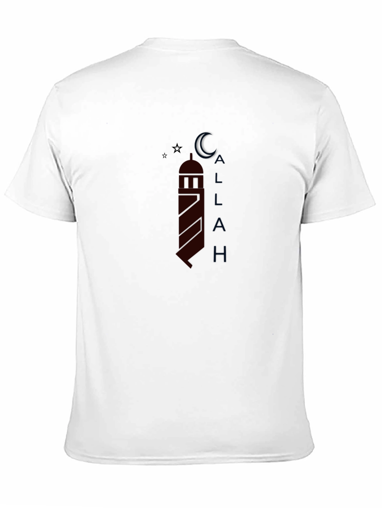 Black Islamic Design T-Shirt - Mens Fashion