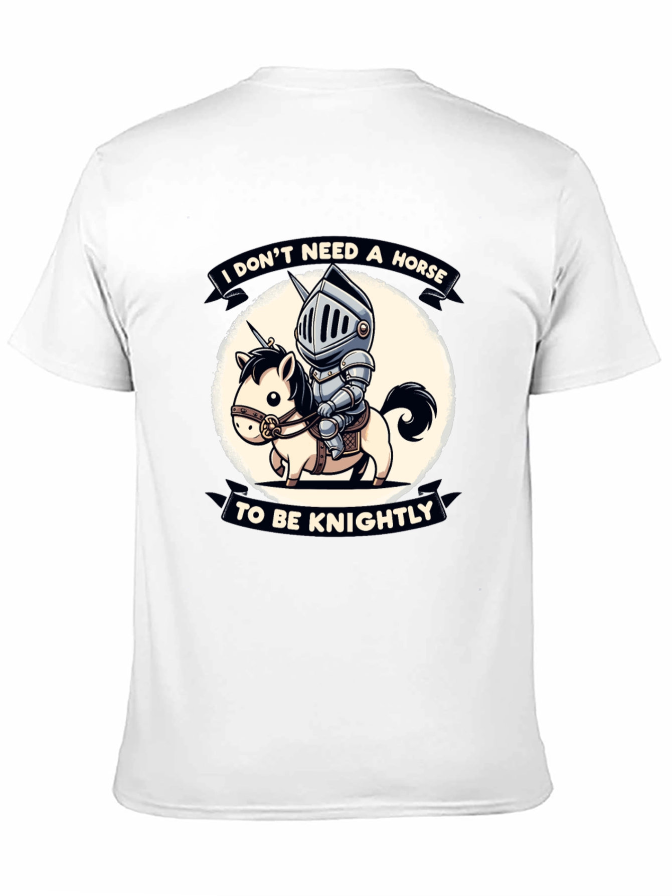 Funny Knight & Unicorn Graphic Tee
