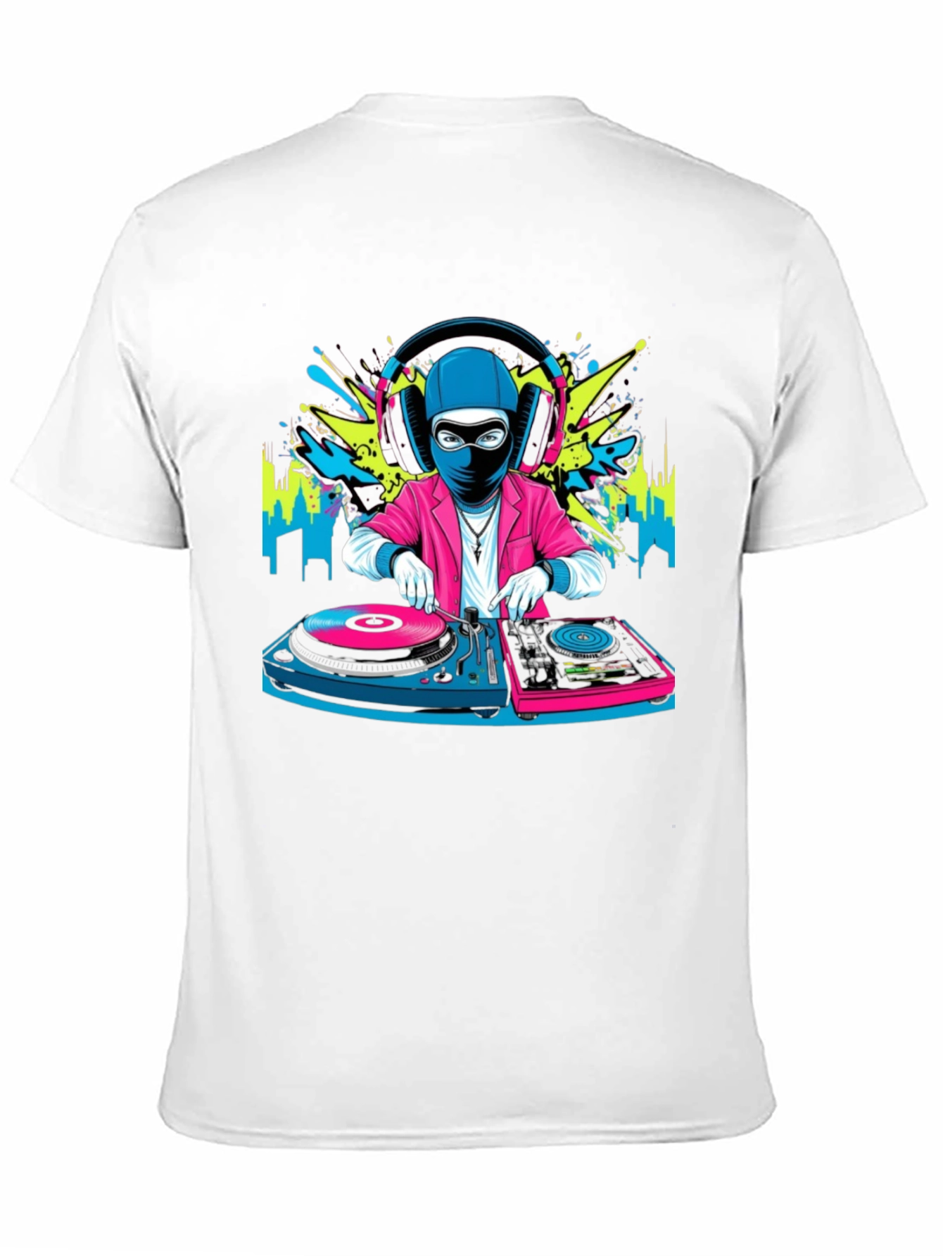 DJ Ninja Graphic Tee - Cool Musician T-Shirt
