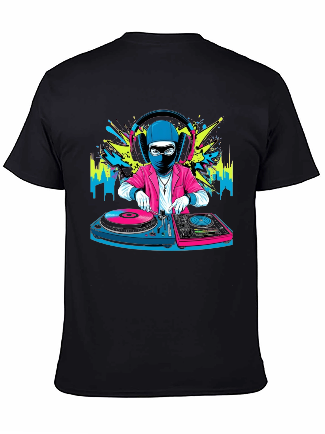 DJ Ninja Graphic Tee - Cool Musician T-Shirt