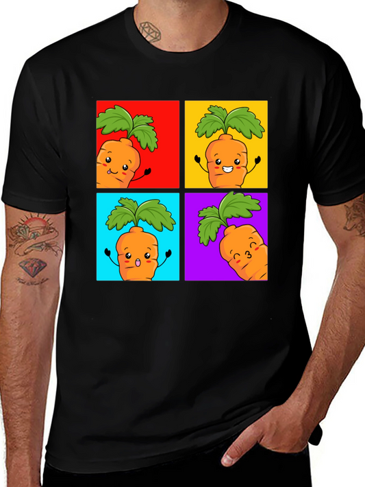 Carrot Pop Art Graphic Tee