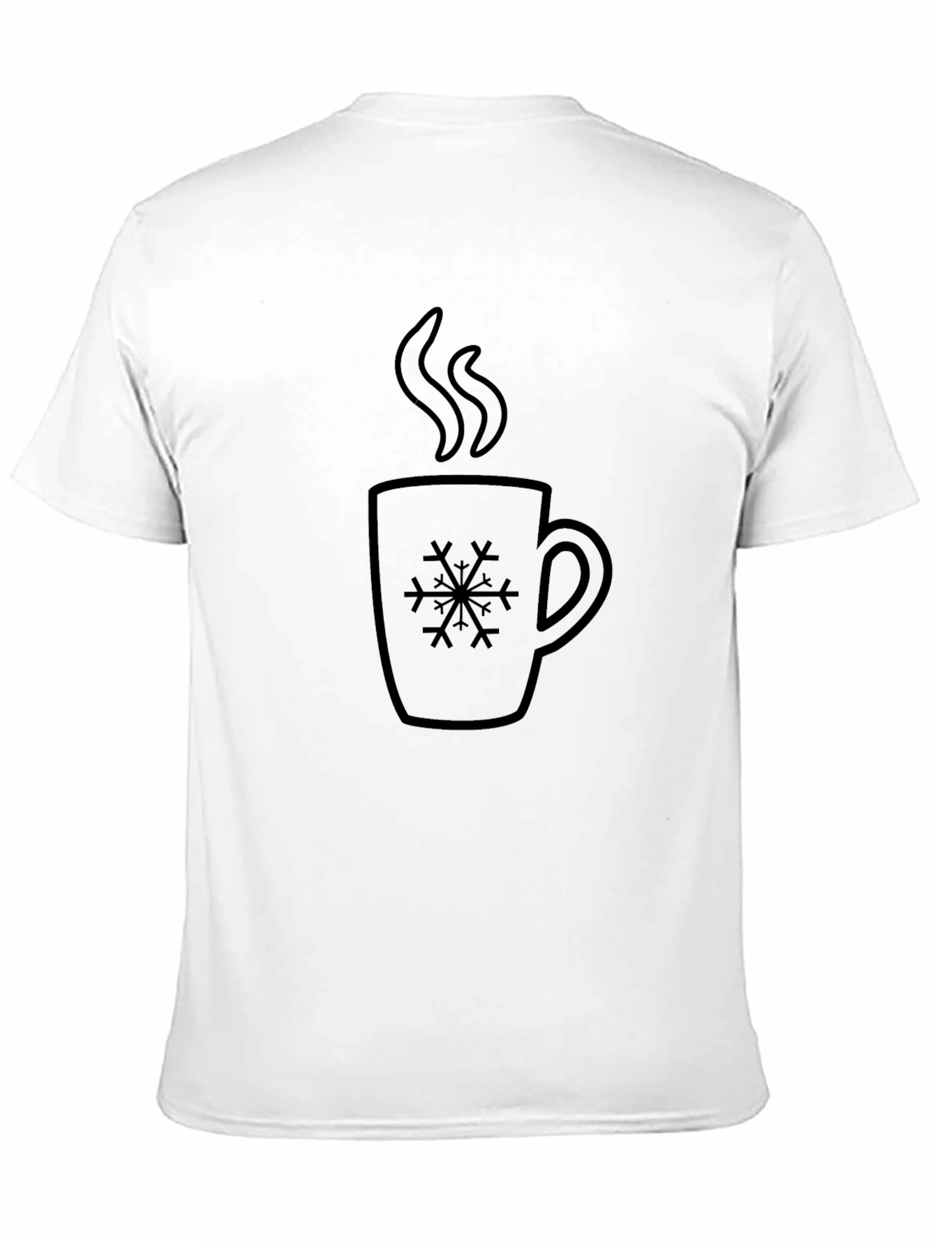 Winter Warmth Graphic Tee - Black