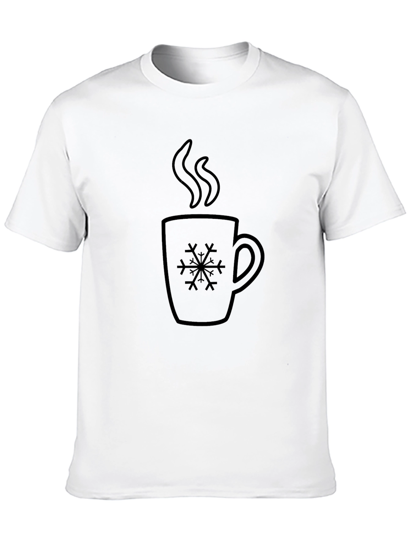 Winter Warmth Graphic Tee - Black