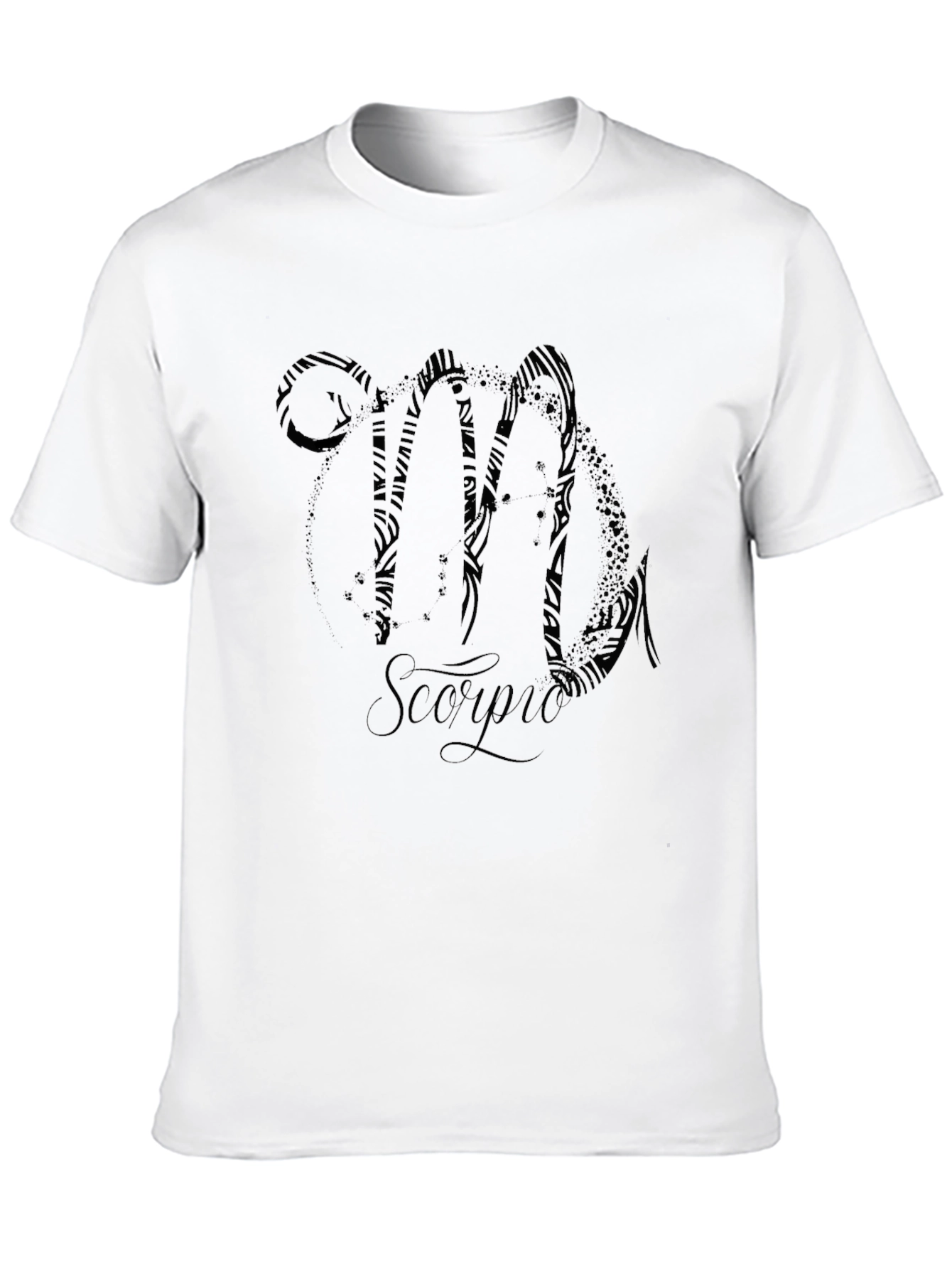 Scorpio Zodiac Sign Black Graphic Tee