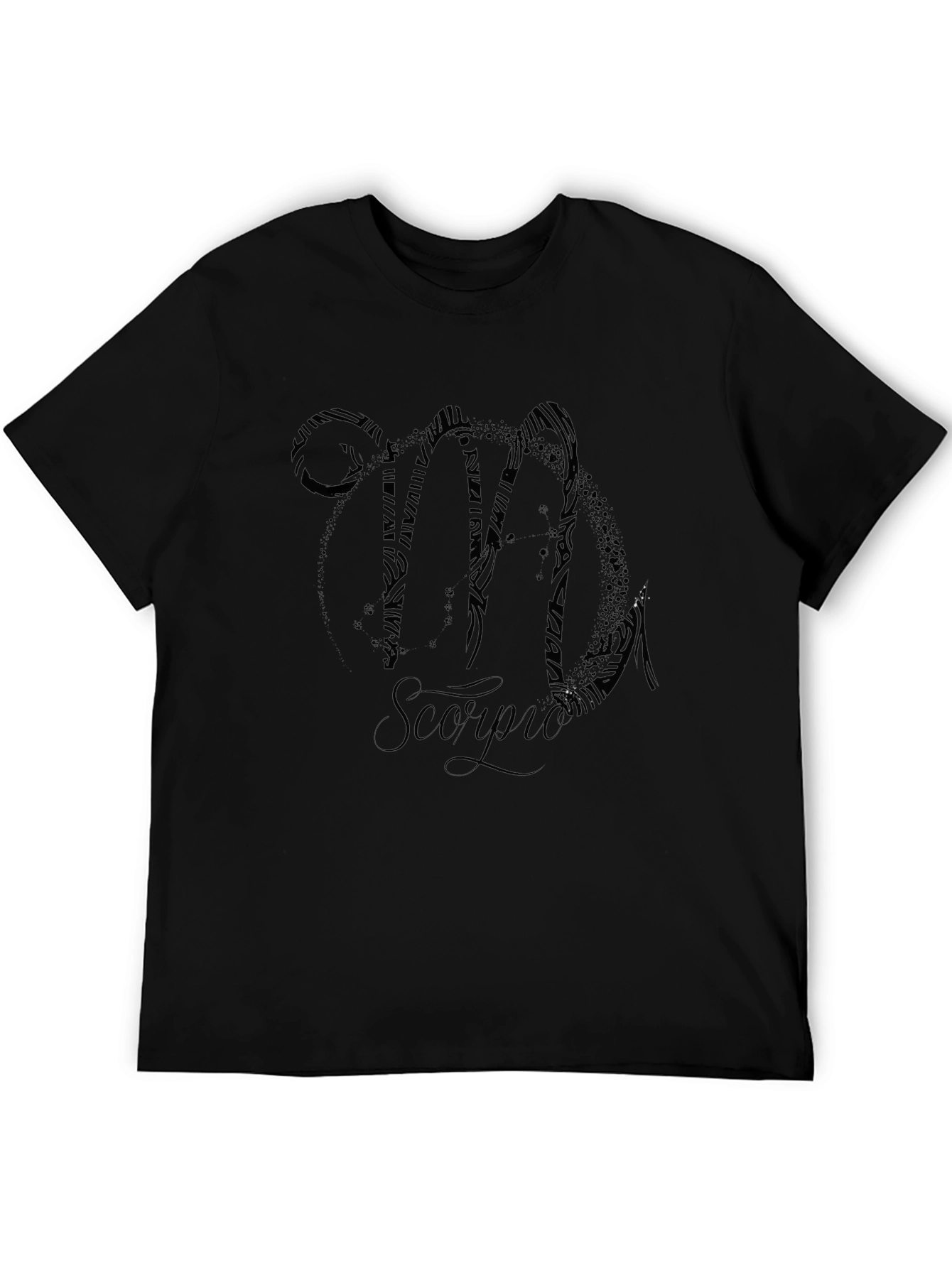 Scorpio Zodiac Sign Black Graphic Tee