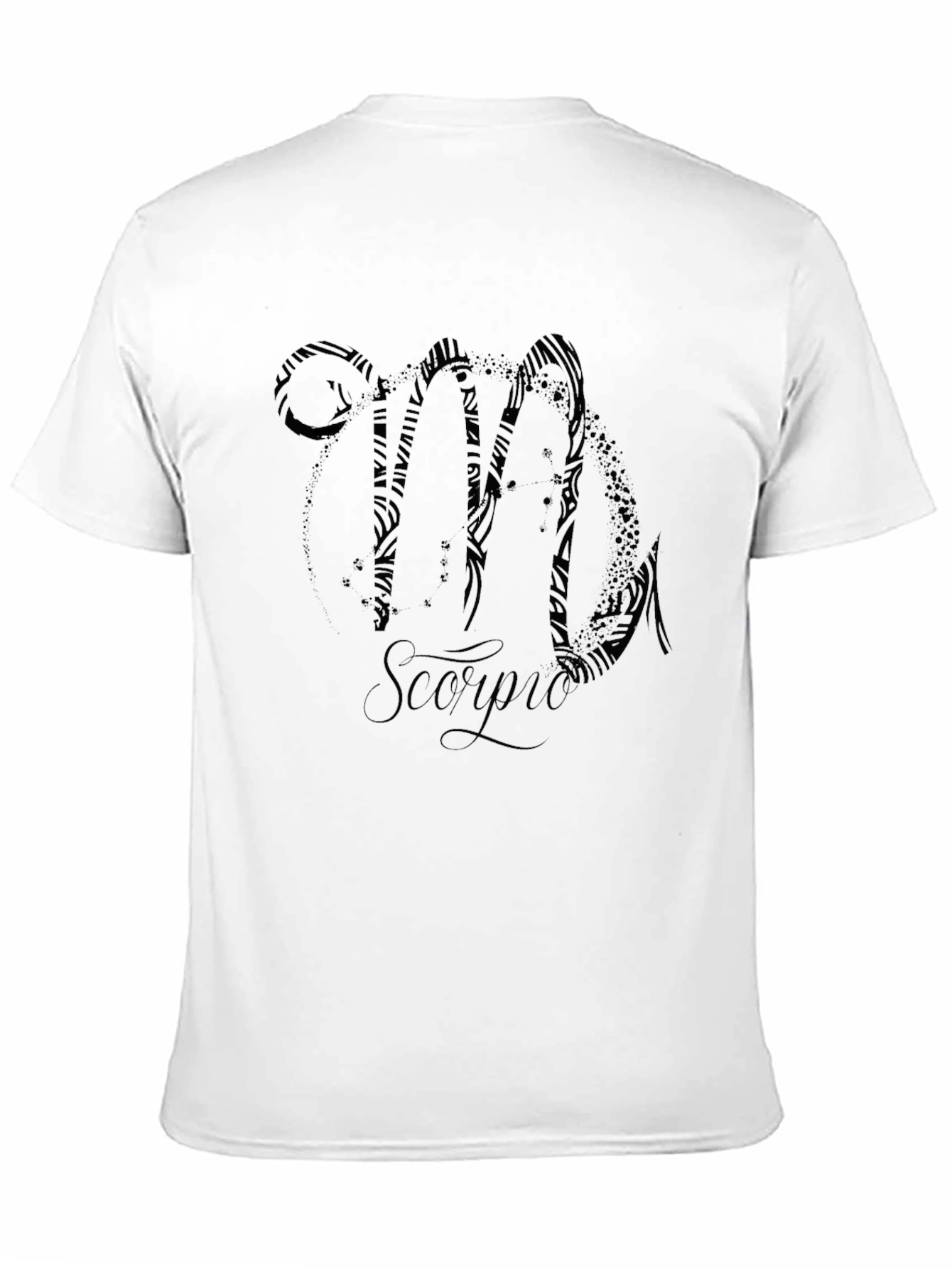 Scorpio Zodiac Sign Black Graphic Tee
