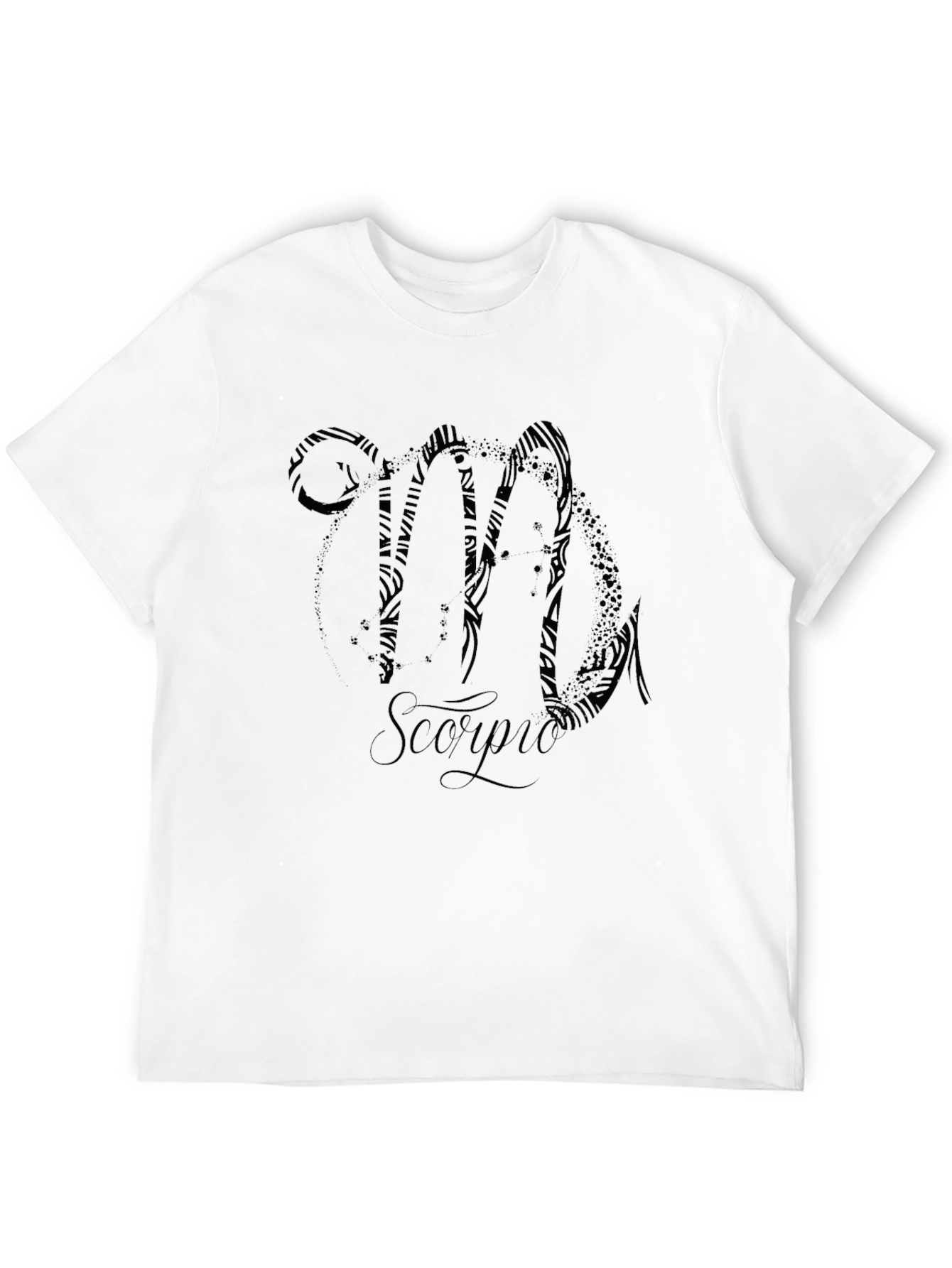 Scorpio Zodiac Sign Black Graphic Tee
