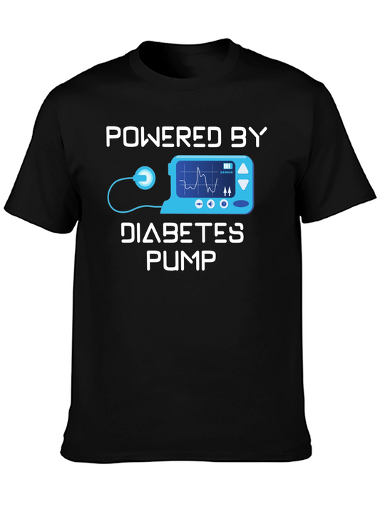 Powered by Diabetes Pump T-Shirt