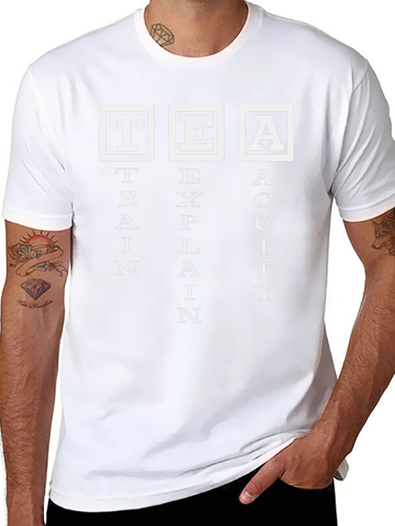 TEA - Train Explain Acuity - Black T-Shirt