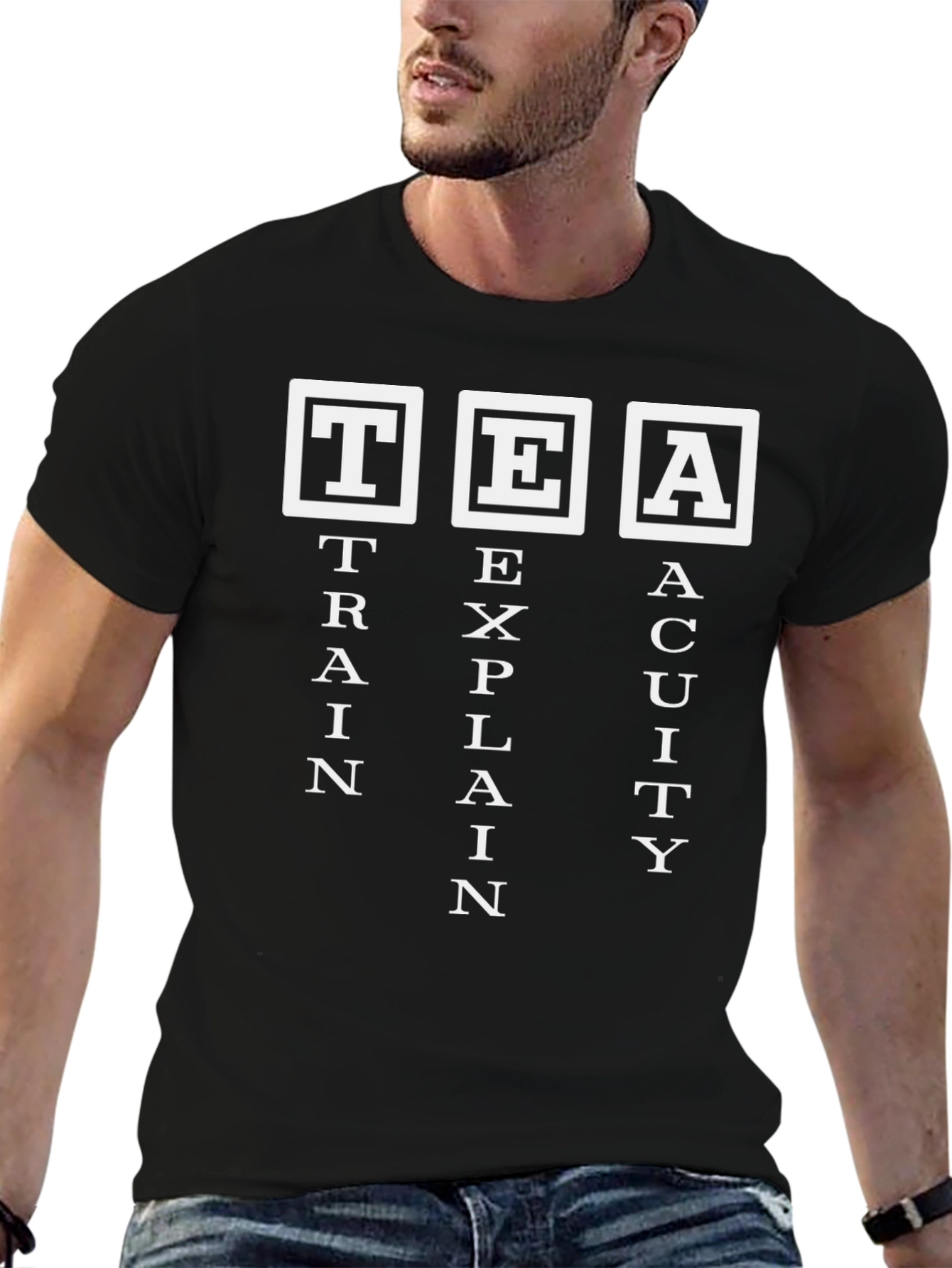 TEA - Train Explain Acuity - Black T-Shirt