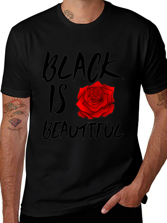 Black Is Beautiful Rose T-Shirt