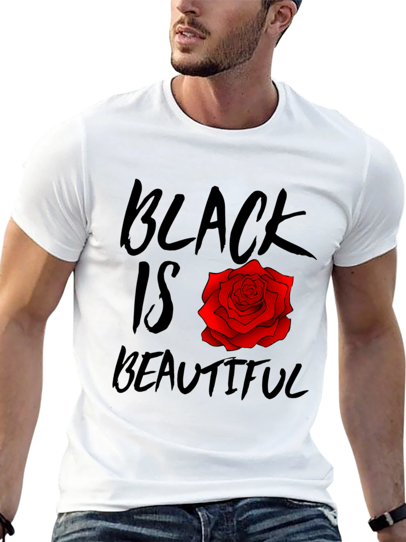Black Is Beautiful Rose T-Shirt