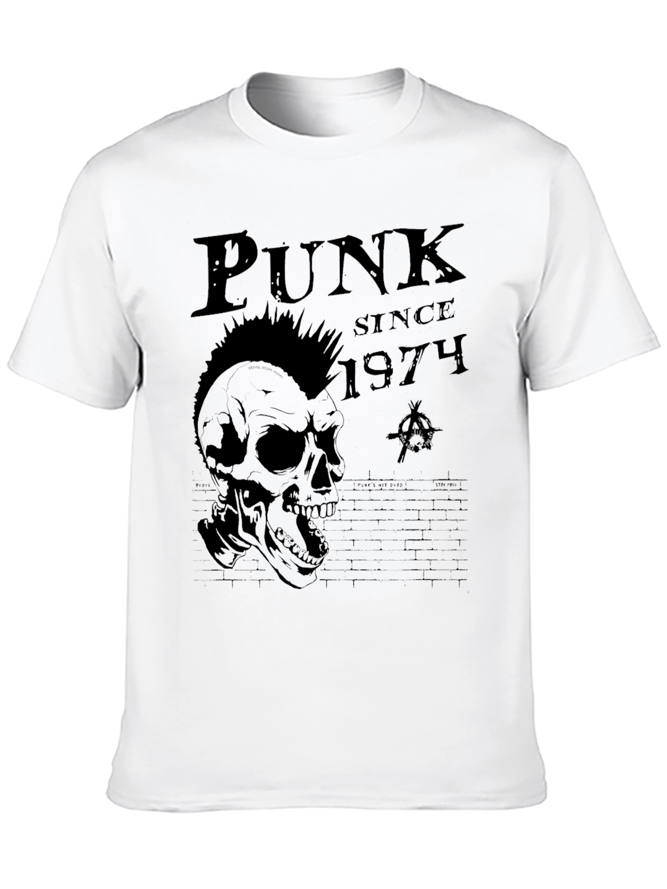 Punk Skull Graphic T-Shirt - Since 1974