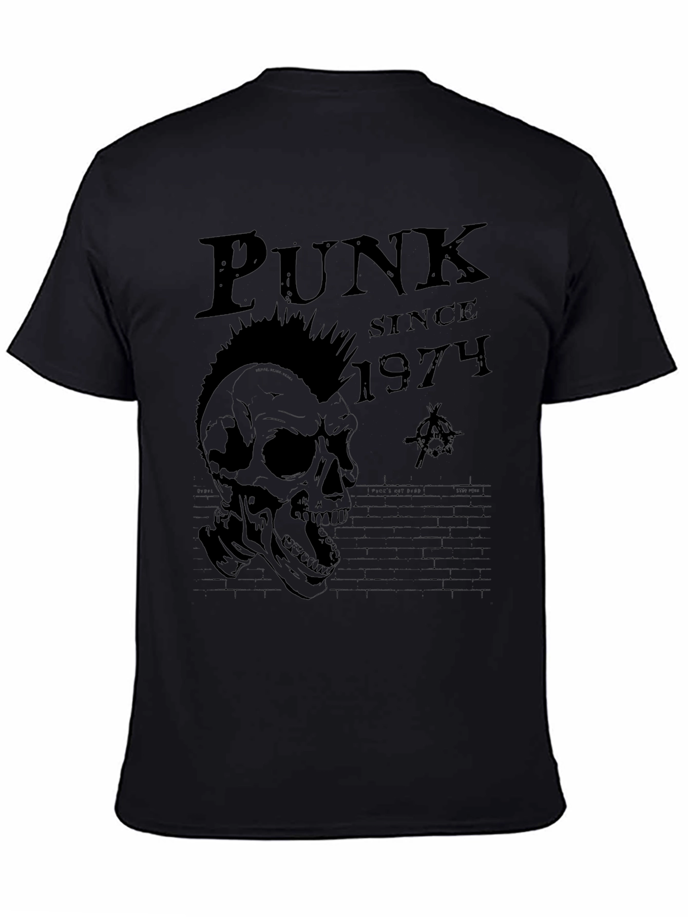 Punk Skull Graphic T-Shirt - Since 1974