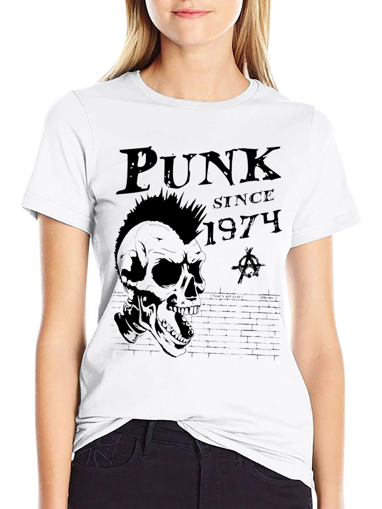 Punk Skull Graphic T-Shirt - Since 1974