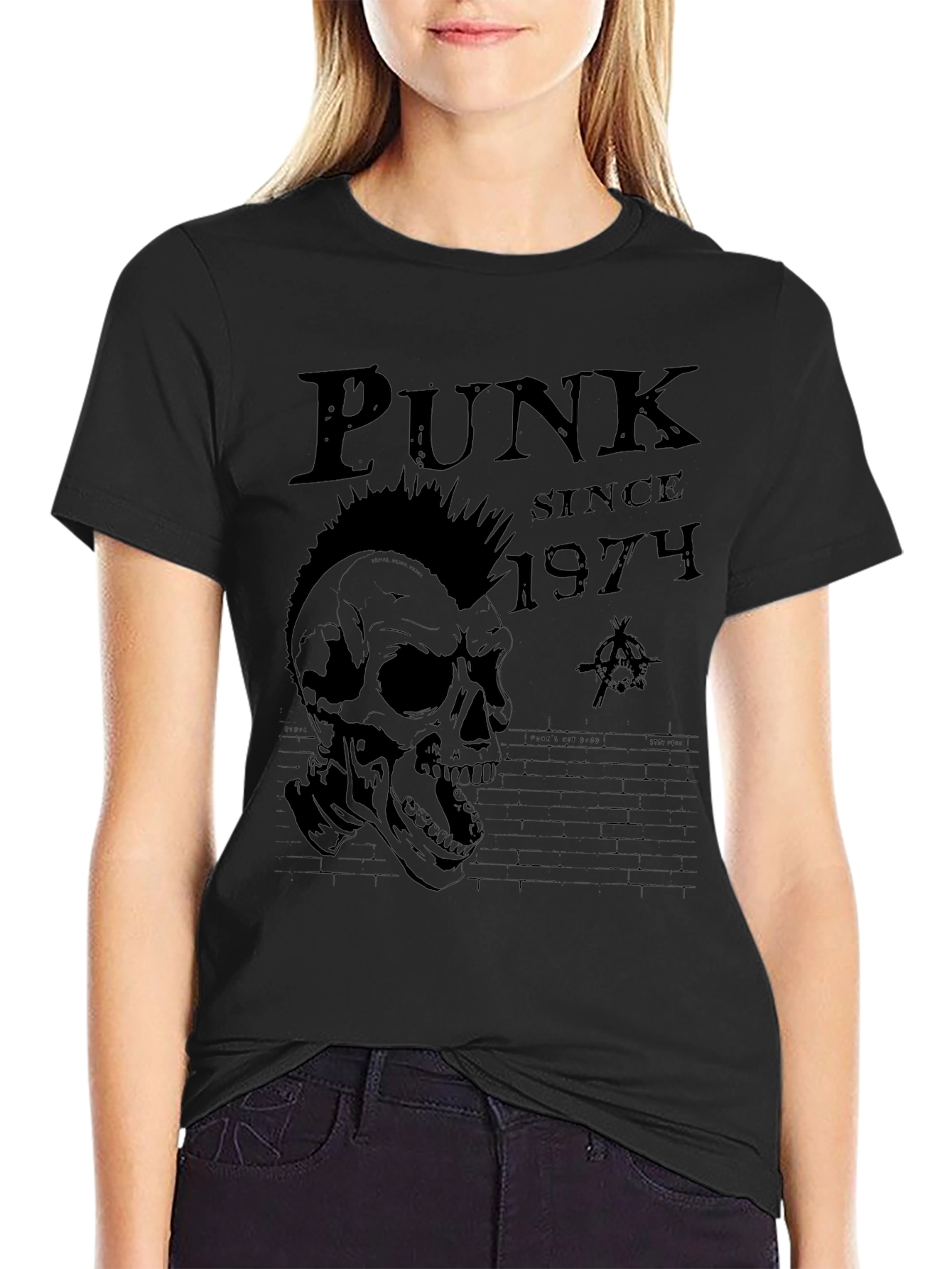 Punk Skull Graphic T-Shirt - Since 1974