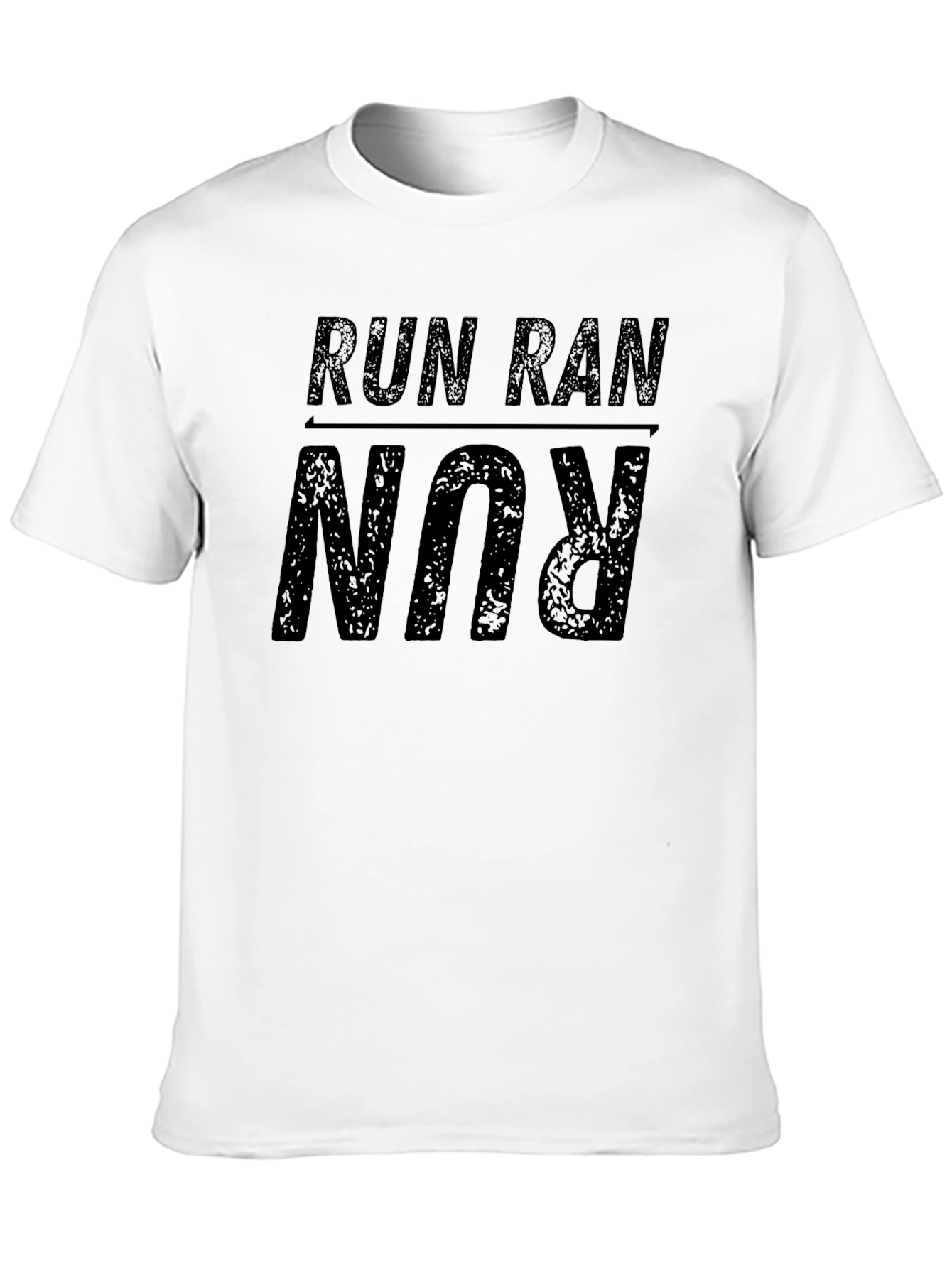 Run Ran Run T-Shirt - Black Casual Wear