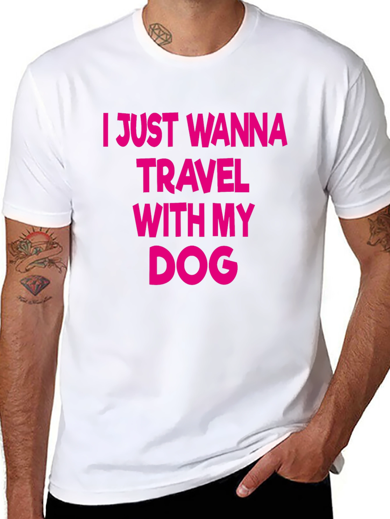 Travel with Dog Graphic Tee