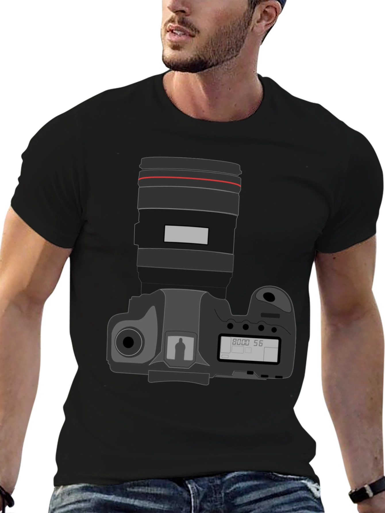 Camera Graphic T-Shirt - Photographer Gift