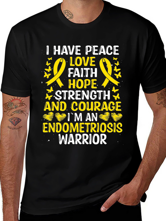 Endometriosis Warrior Awareness T-Shirt