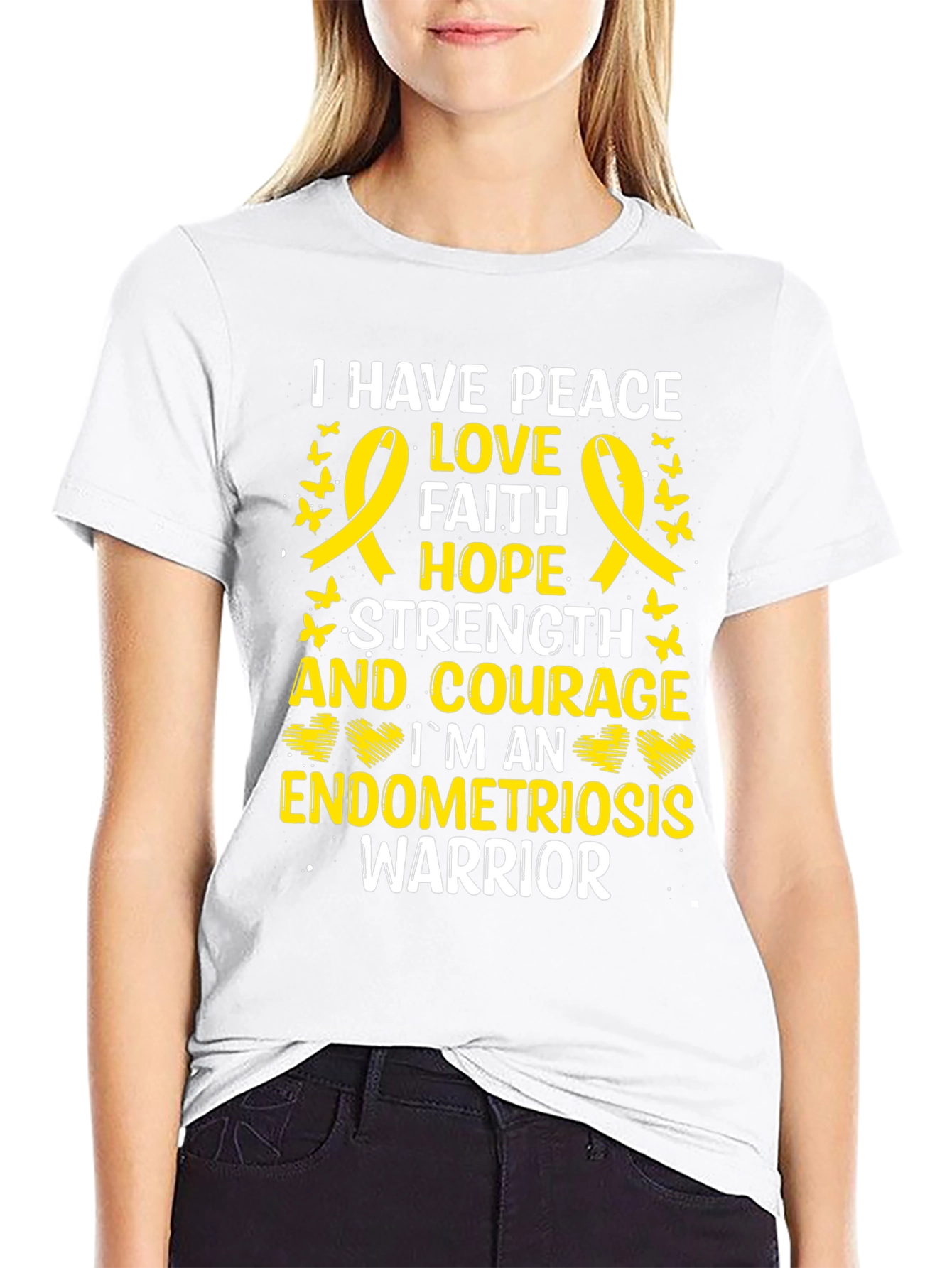 Endometriosis Warrior Awareness T-Shirt