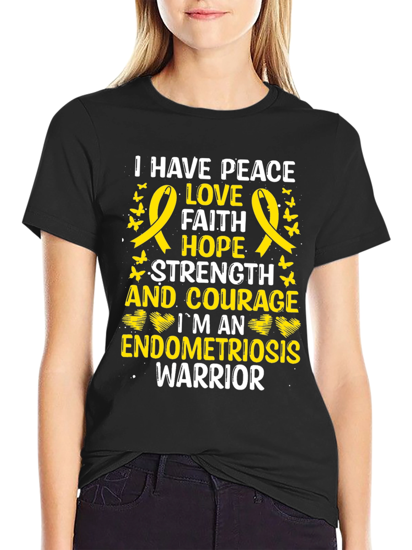 Endometriosis Warrior Awareness T-Shirt