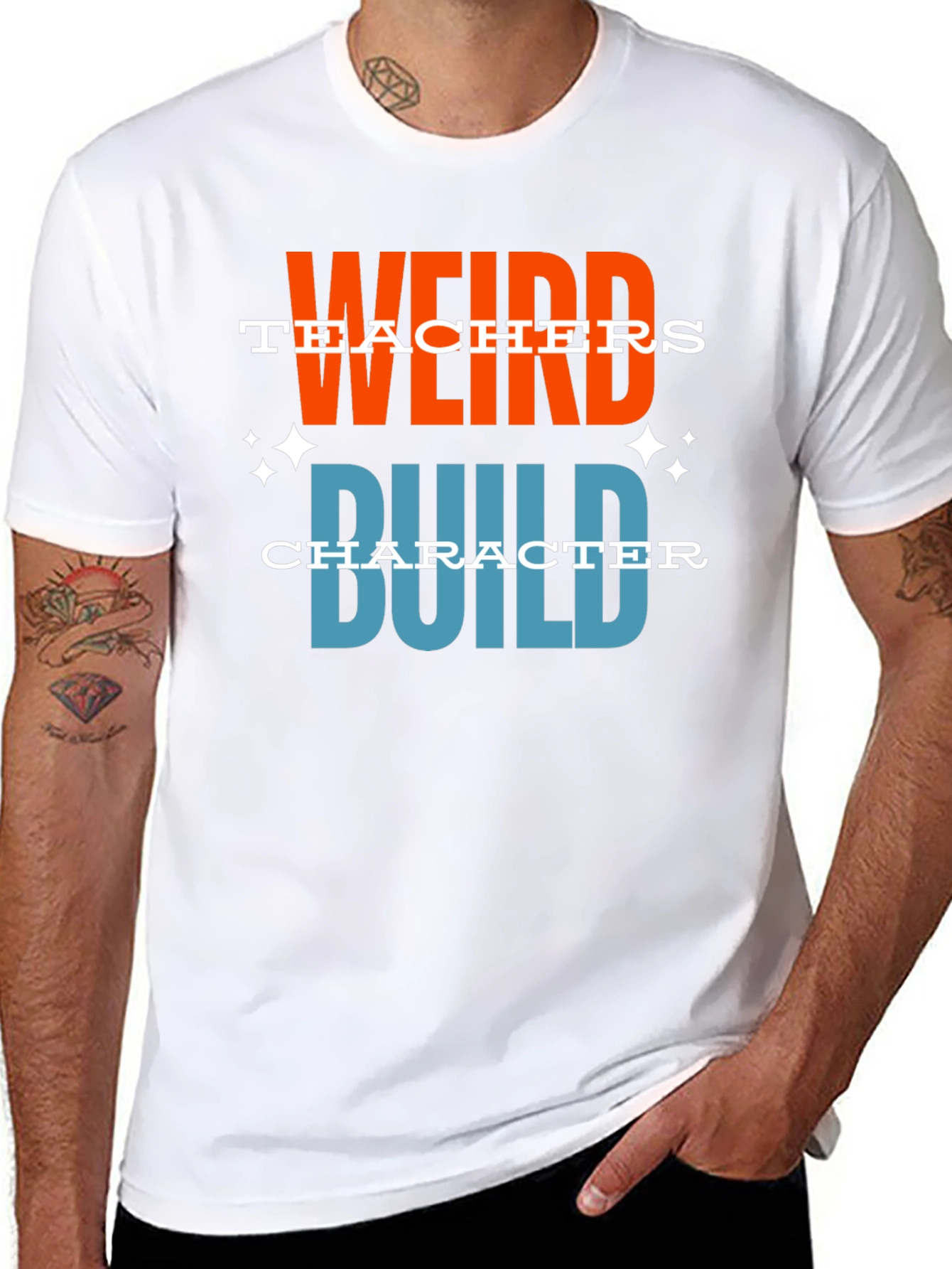 Weird Teachers Build Character Graphic T-Shirt