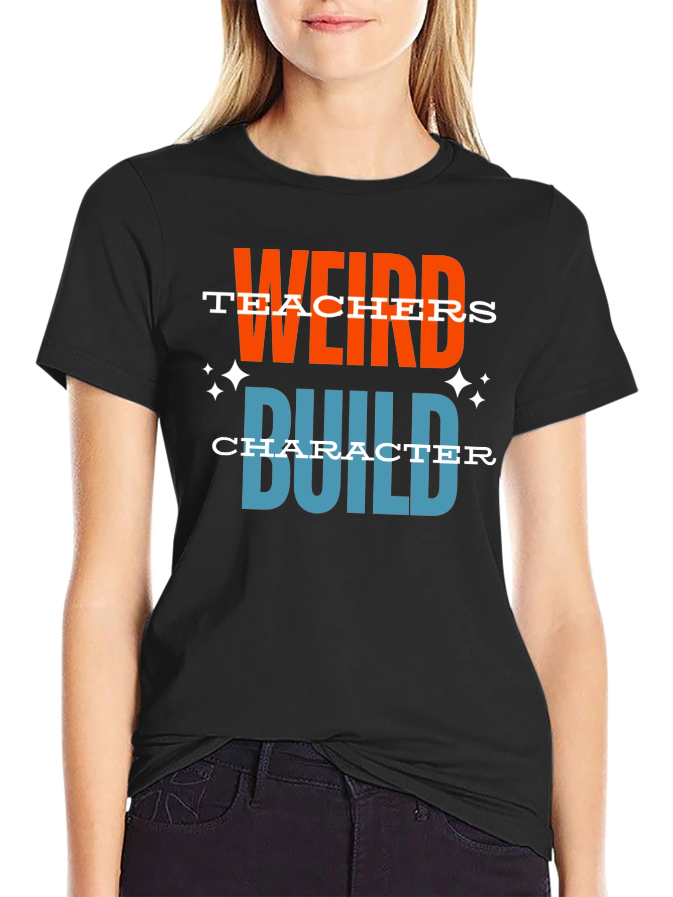 Weird Teachers Build Character Graphic T-Shirt