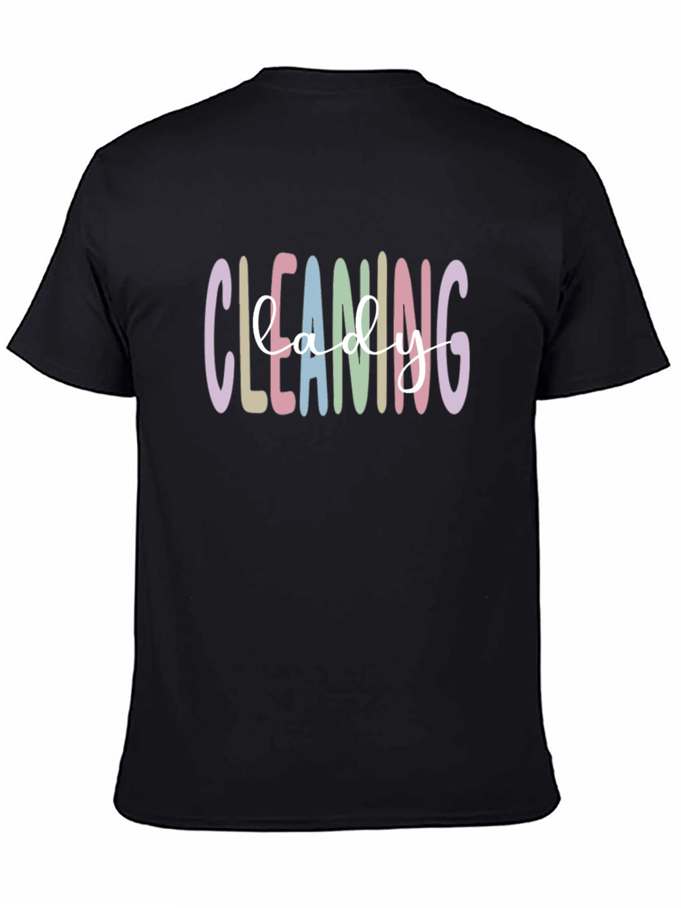 Cleaning Lady T-Shirt - Cute Pastel Design