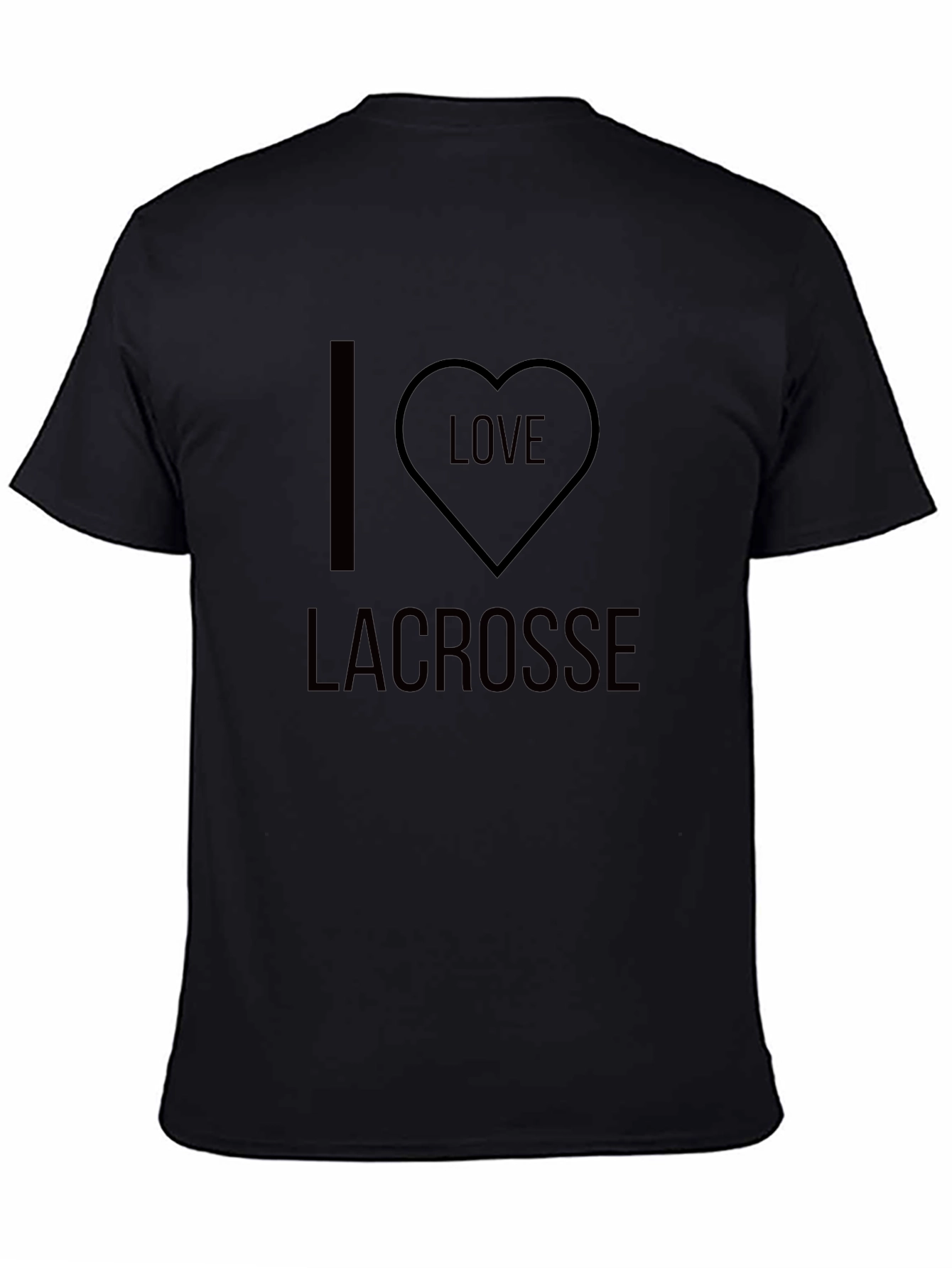 I Heart Lacrosse T-Shirt - Sporty & Stylish!