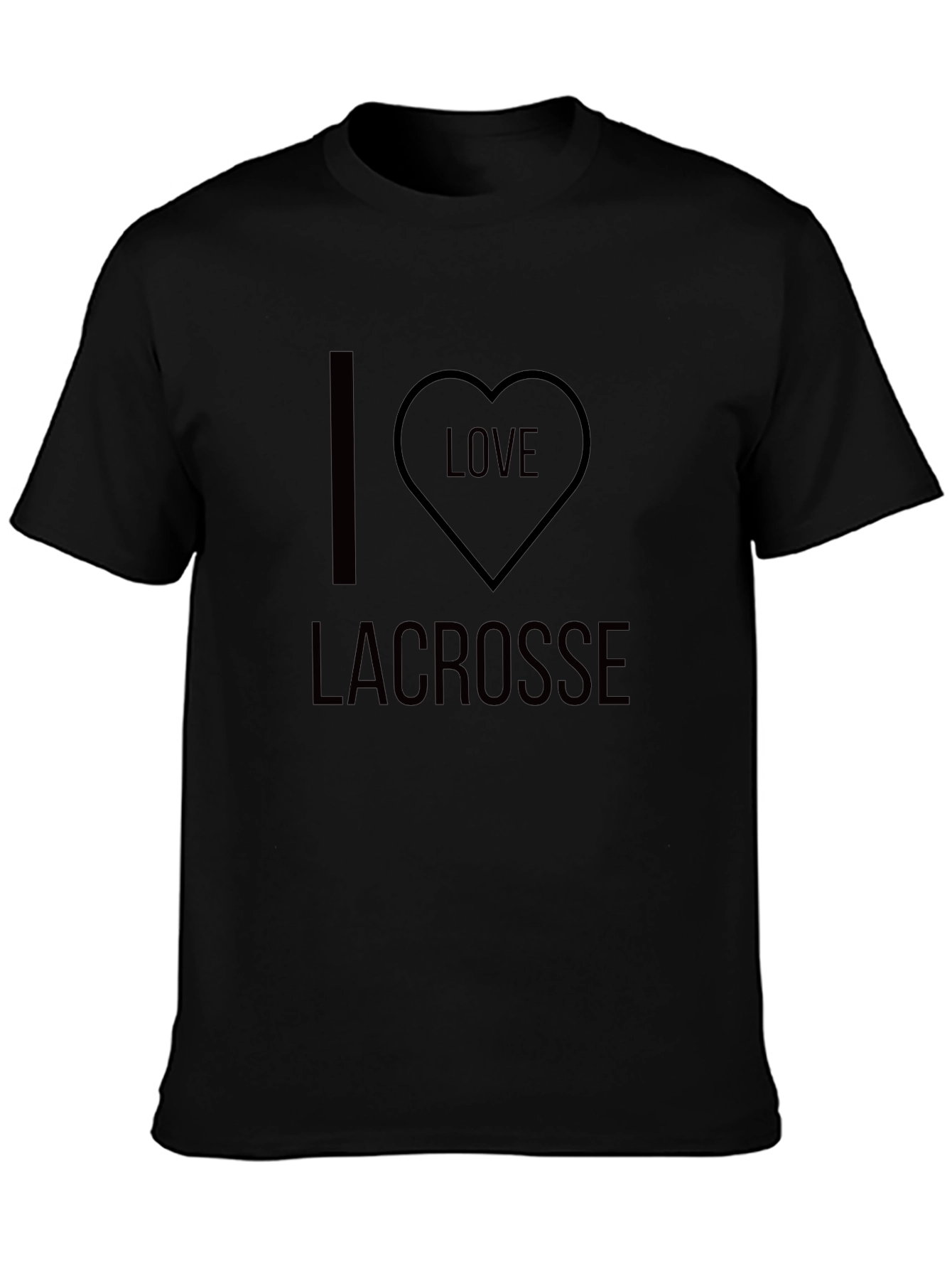 I Heart Lacrosse T-Shirt - Sporty & Stylish!