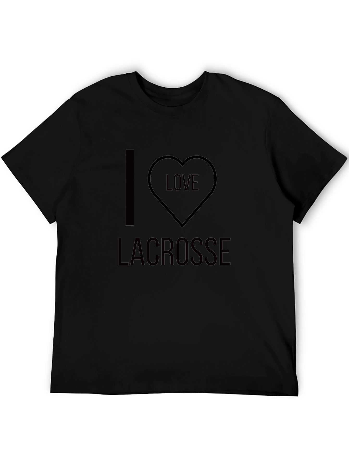 I Heart Lacrosse T-Shirt - Sporty & Stylish!