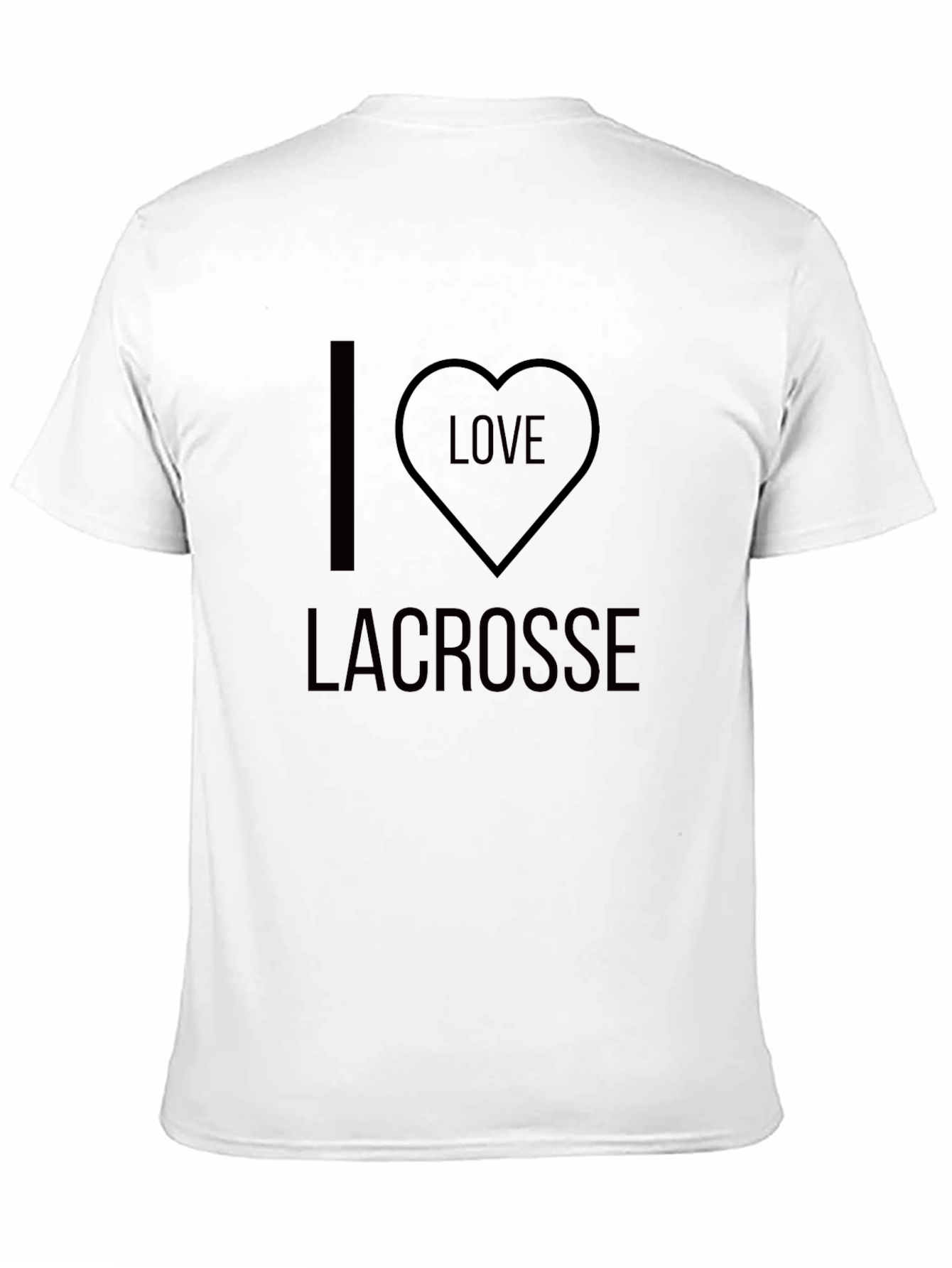 I Heart Lacrosse T-Shirt - Sporty & Stylish!
