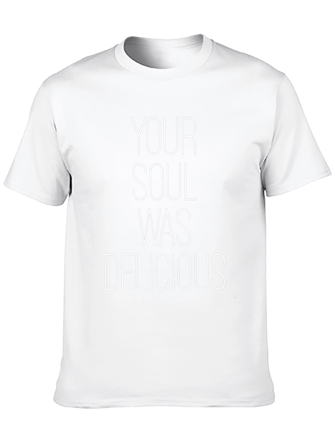 Your Soul Was Delicious Graphic Tee - Black