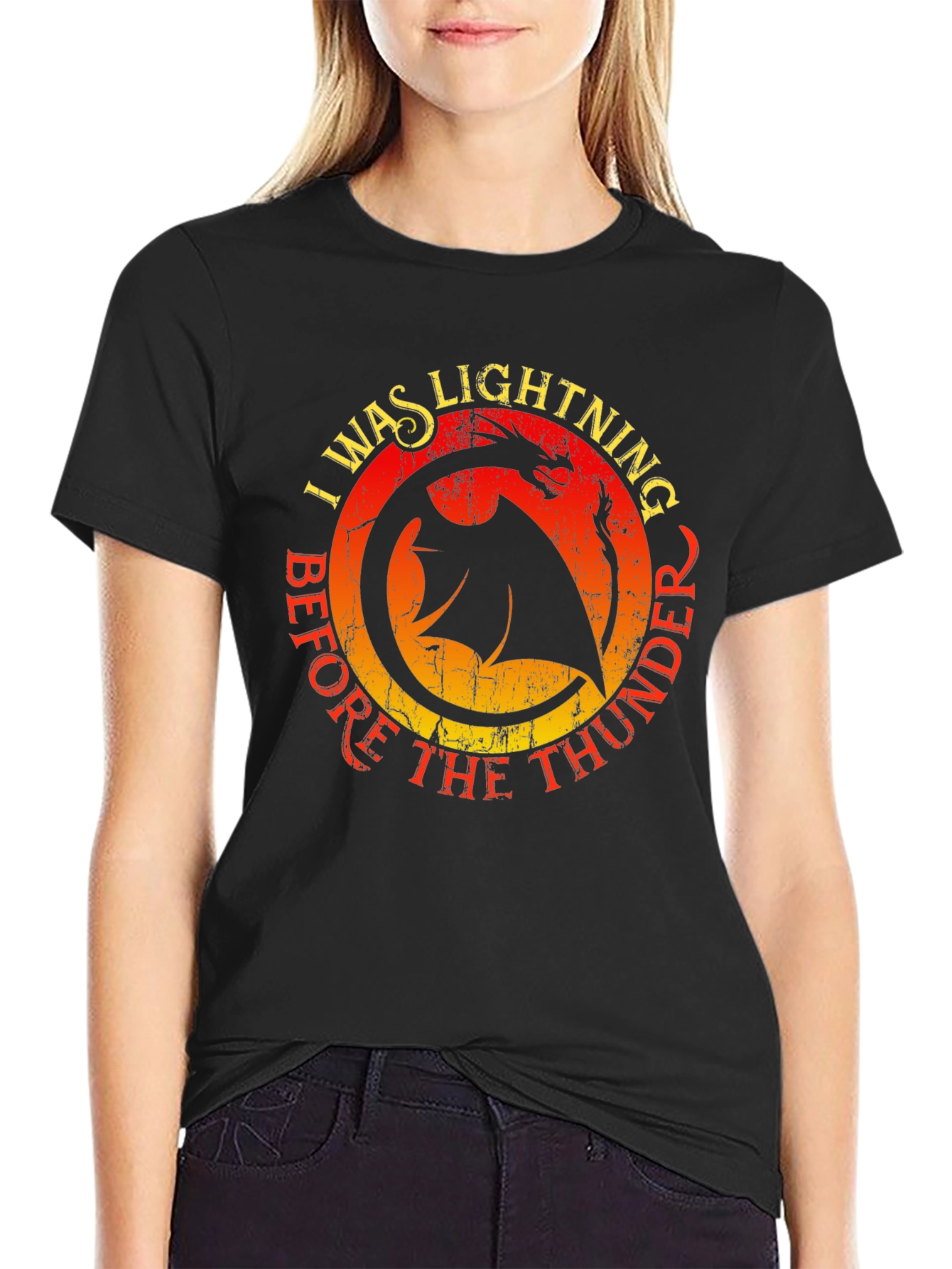 Dragon Lightning Thunder Graphic Tee
