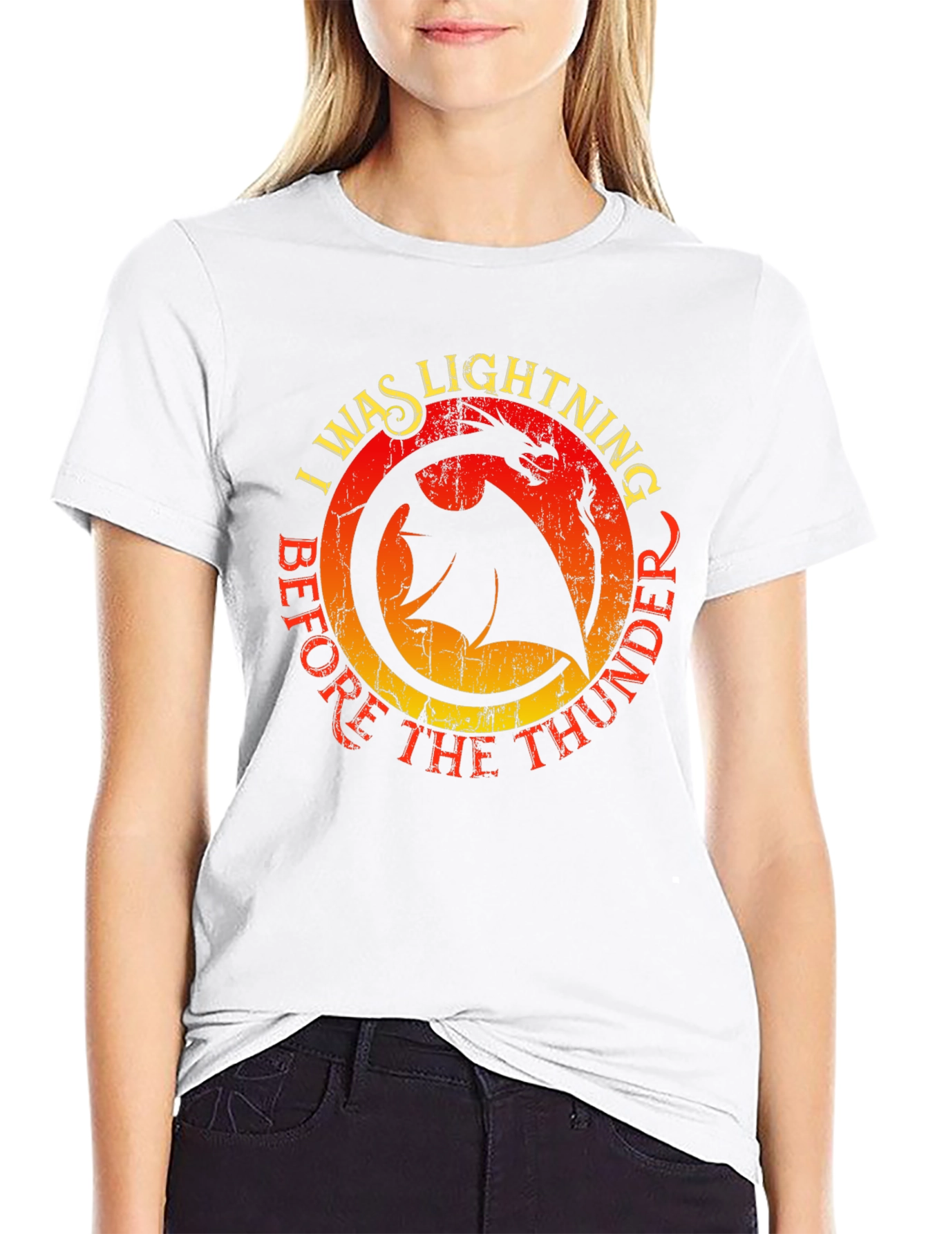 Dragon Lightning Thunder Graphic Tee